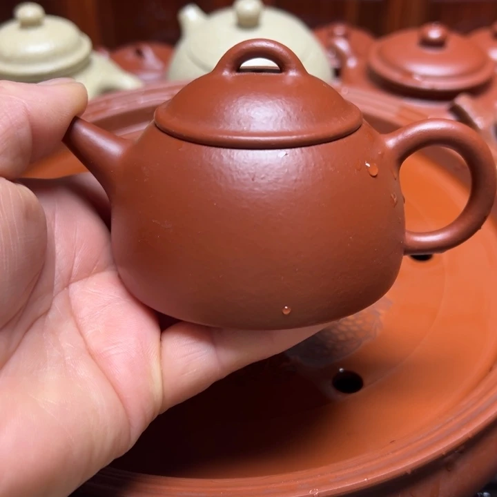 紫砂茶壶宜兴原矿赵庄朱泥