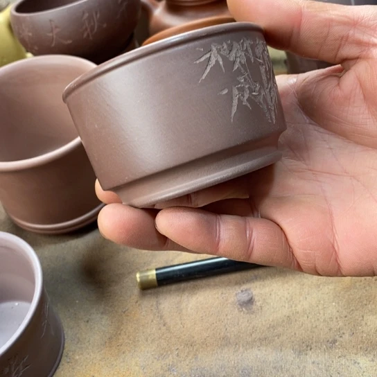 紫砂茶杯小****选宜兴紫砂