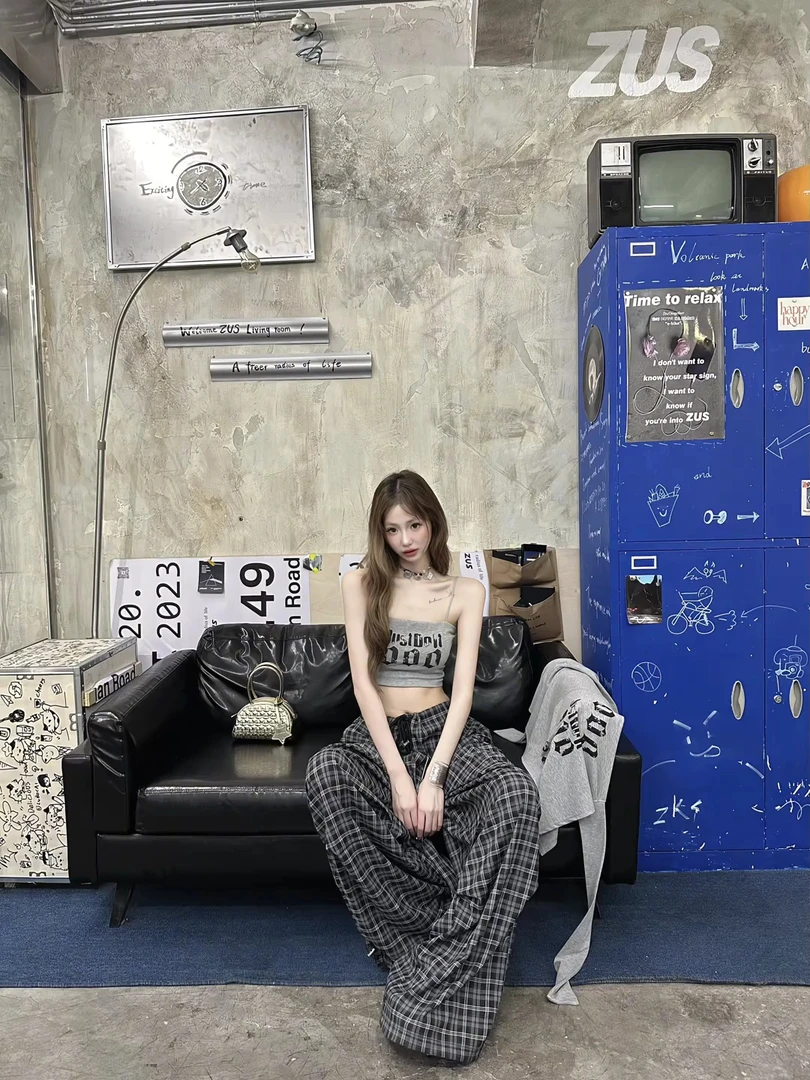 2025夏季新款时尚套装气质显瘦洋气休闲百搭性感辣妹吊带上衣长裤