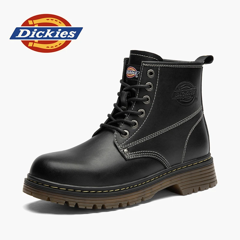 Dickies夏季2025新款马丁靴休闲男士高帮皮鞋百搭男士鞋子马丁靴