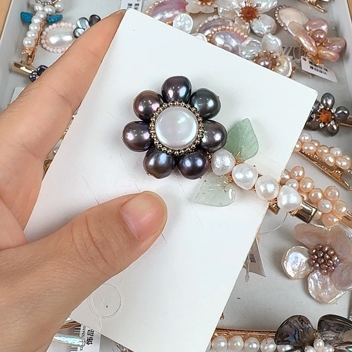 未镶嵌发饰淡水珍珠