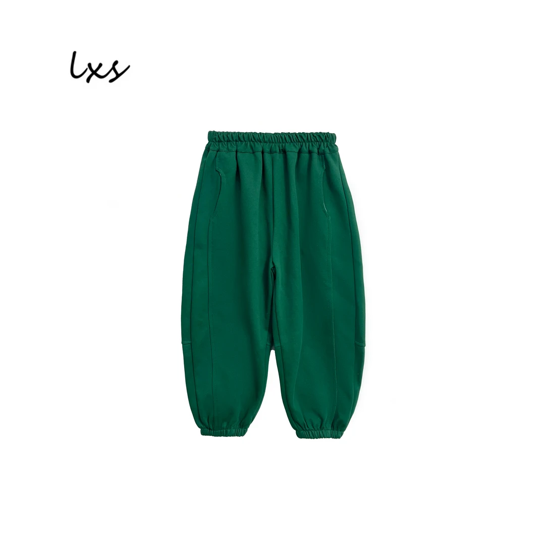 鹿小生童装休闲裤2024儿童秋季韩版宽松时尚百搭休闲卫裤 Q2018