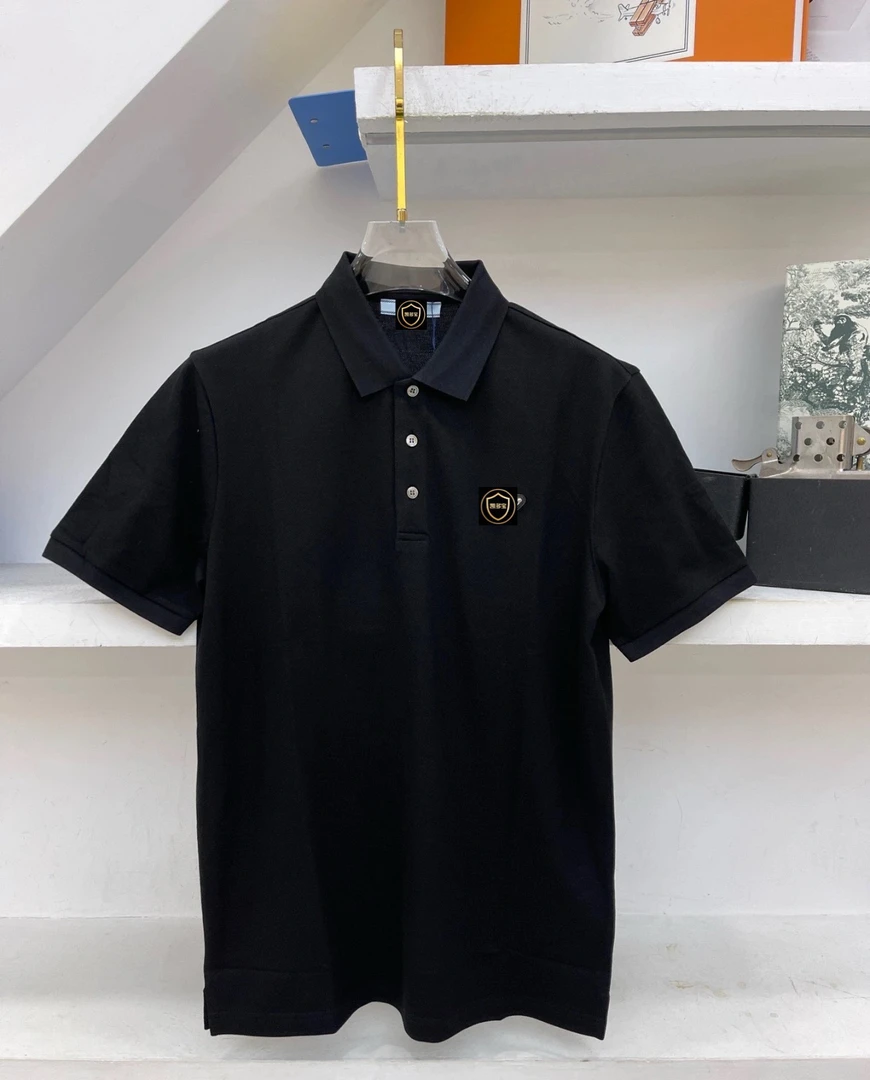 金属标Polo男士正装