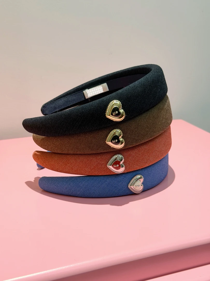 复古发箍爱心配饰（细）