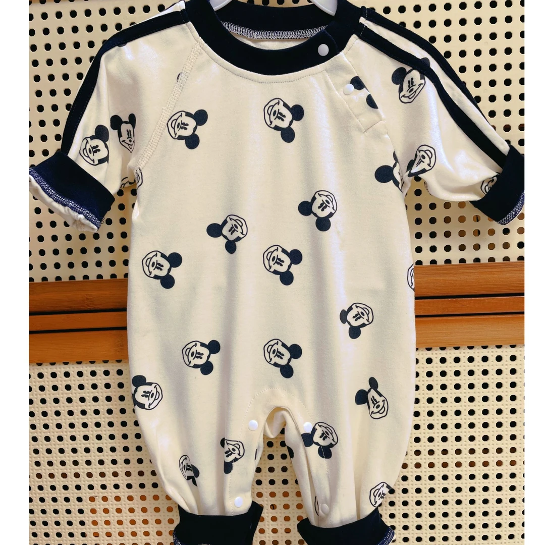 2025宝宝新款纯棉无骨连体衣长袖打底好看柔软洋气韩版哈衣