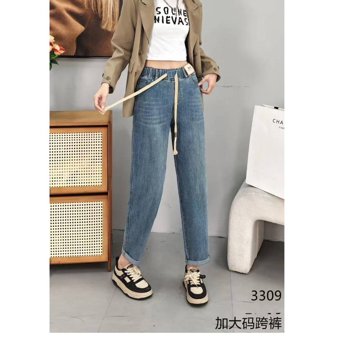 木禾家-（高弹老爹裤）春季新品显瘦百搭老爹裤 3309