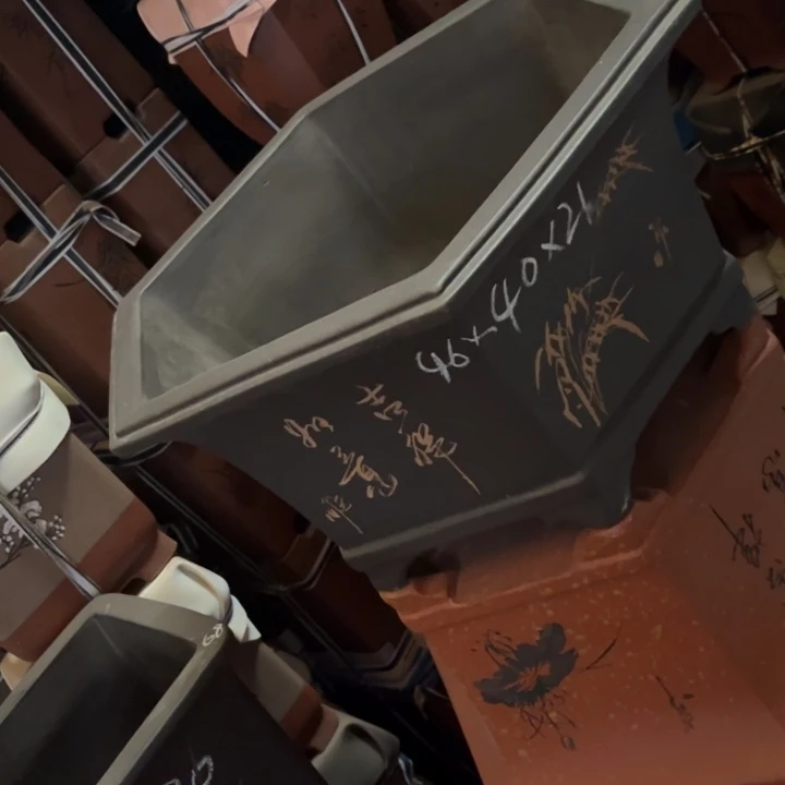 紫砂花盆紫砂花盆