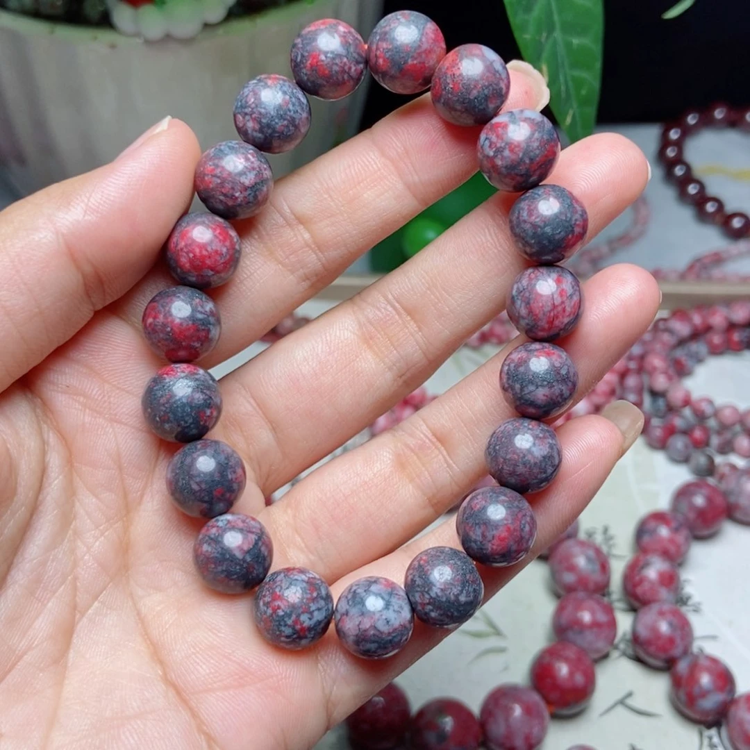 天然辰砂朱砂原石卡11