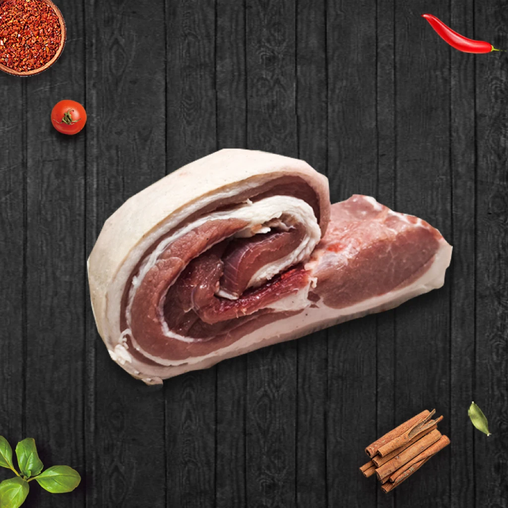 【玖旗雷香猪】精选黑猪肉（中腰）/2kg