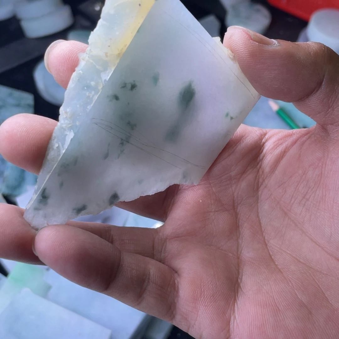 高***部未镶嵌定制翡翠