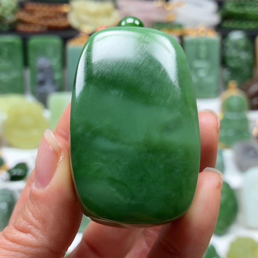 和田玉未镶嵌颈饰加厚