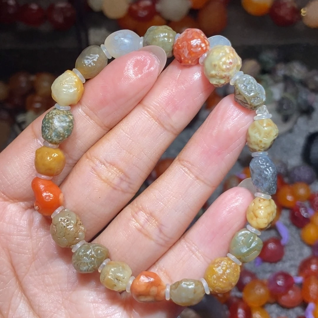 未镶嵌玛瑙/玉髓珠宝半成品