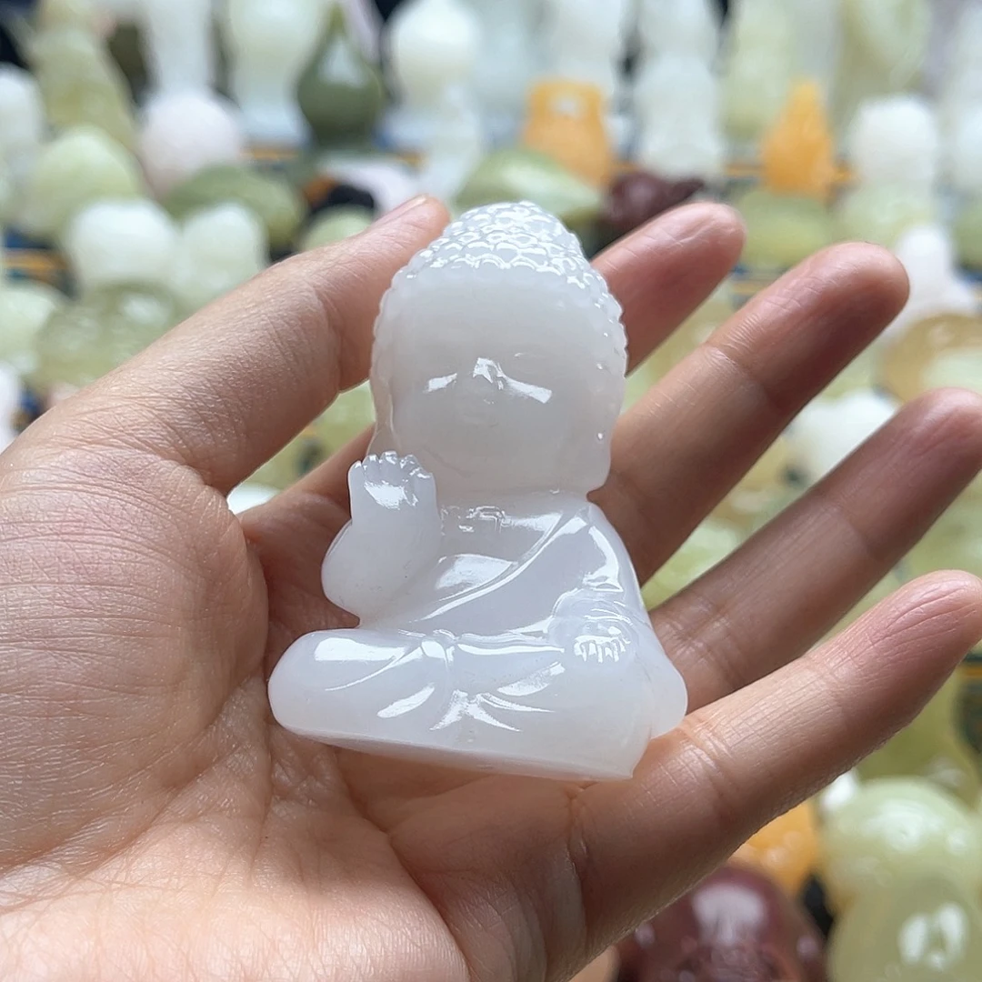 蓝***烟昆仑山脉山料手把