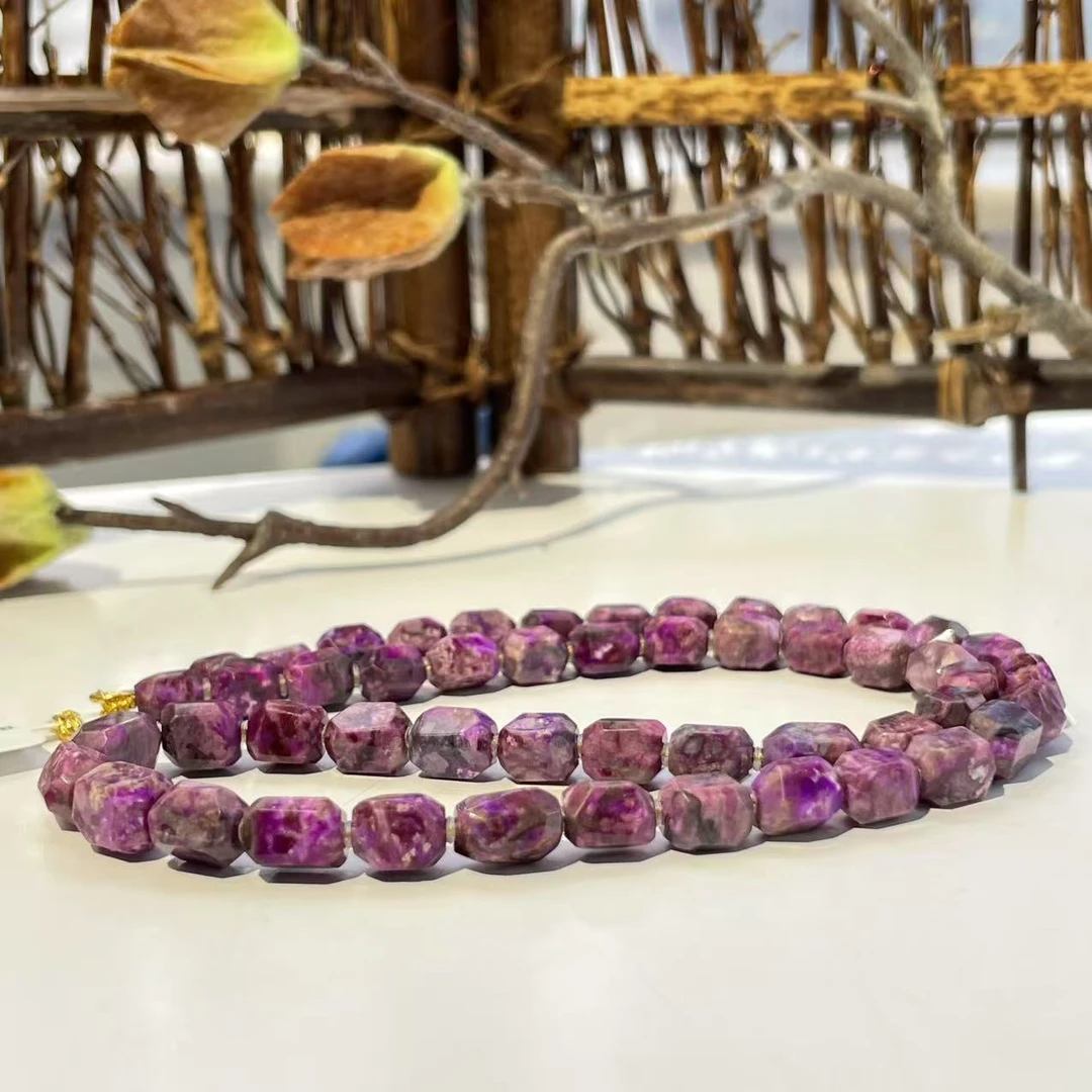 舒俱来桃红钻切项链18K/40cm/约4.5-5.5mm+/AZB6635（蝶梦）