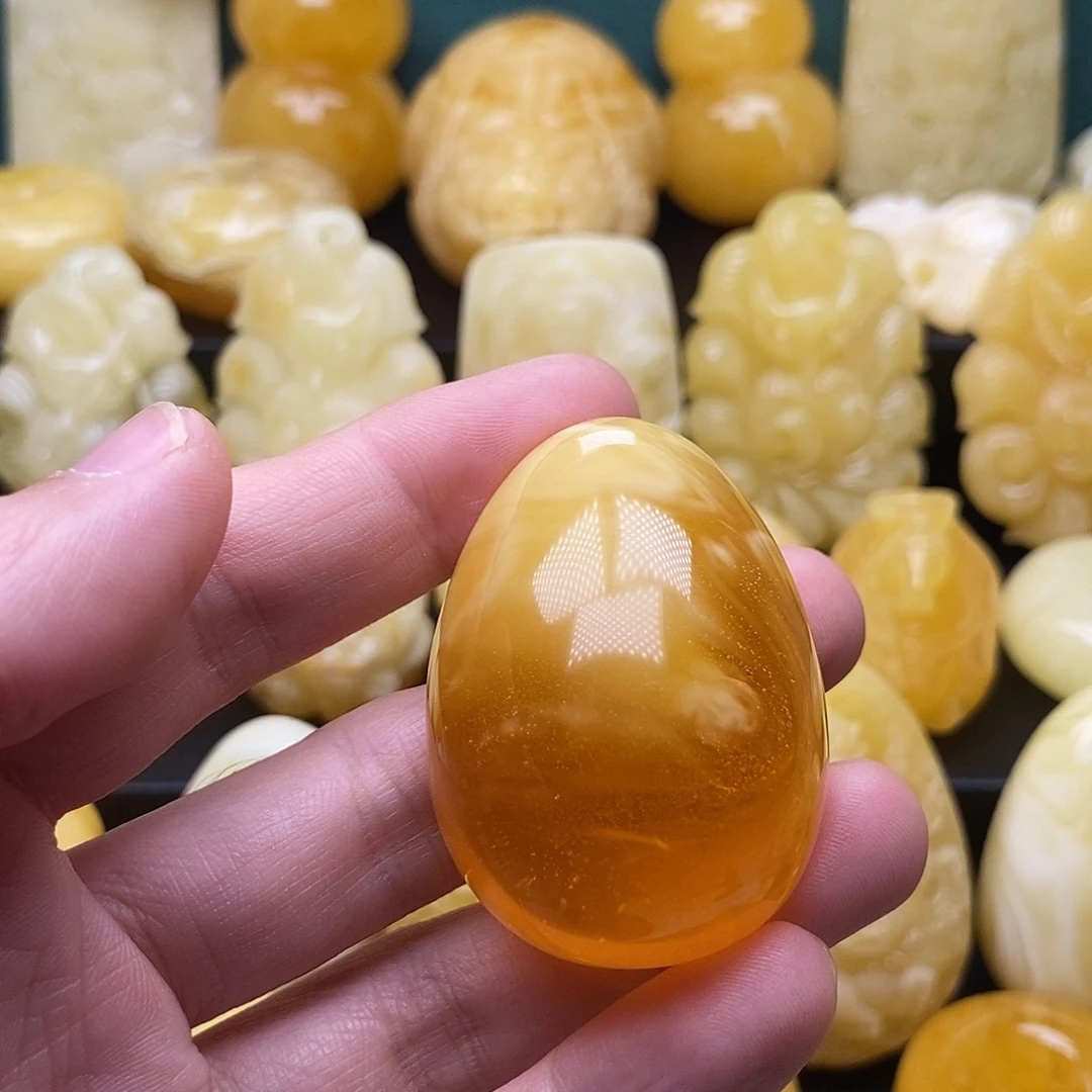 琥珀颈饰未镶嵌琥珀蜜蜡吊坠