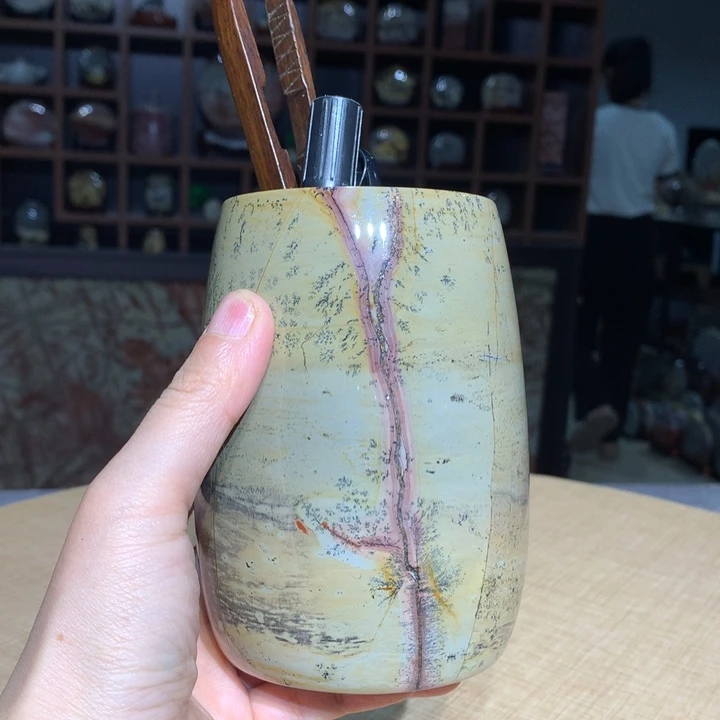 ，广西国画石摆件，收藏观赏送礼