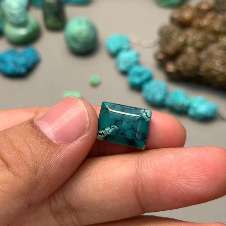 绿松石未镶嵌颈饰