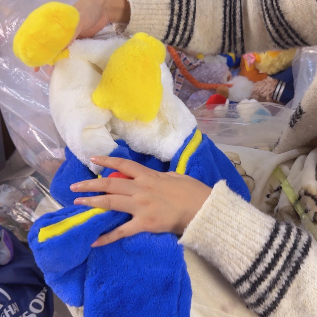 鸭鸭可动帽子牌齐