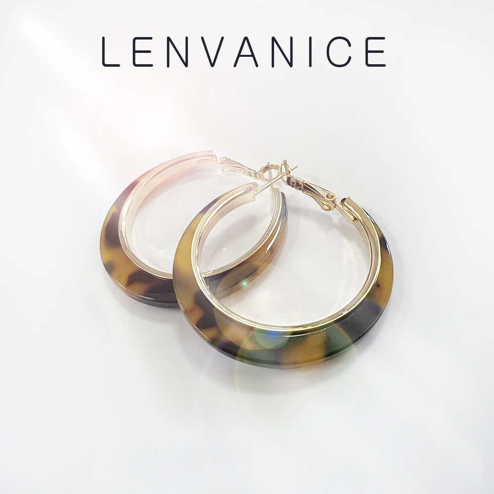 合金耳饰 【新品上市】明星同款豹纹圈圈气质复古高级感耳扣XMJSP71