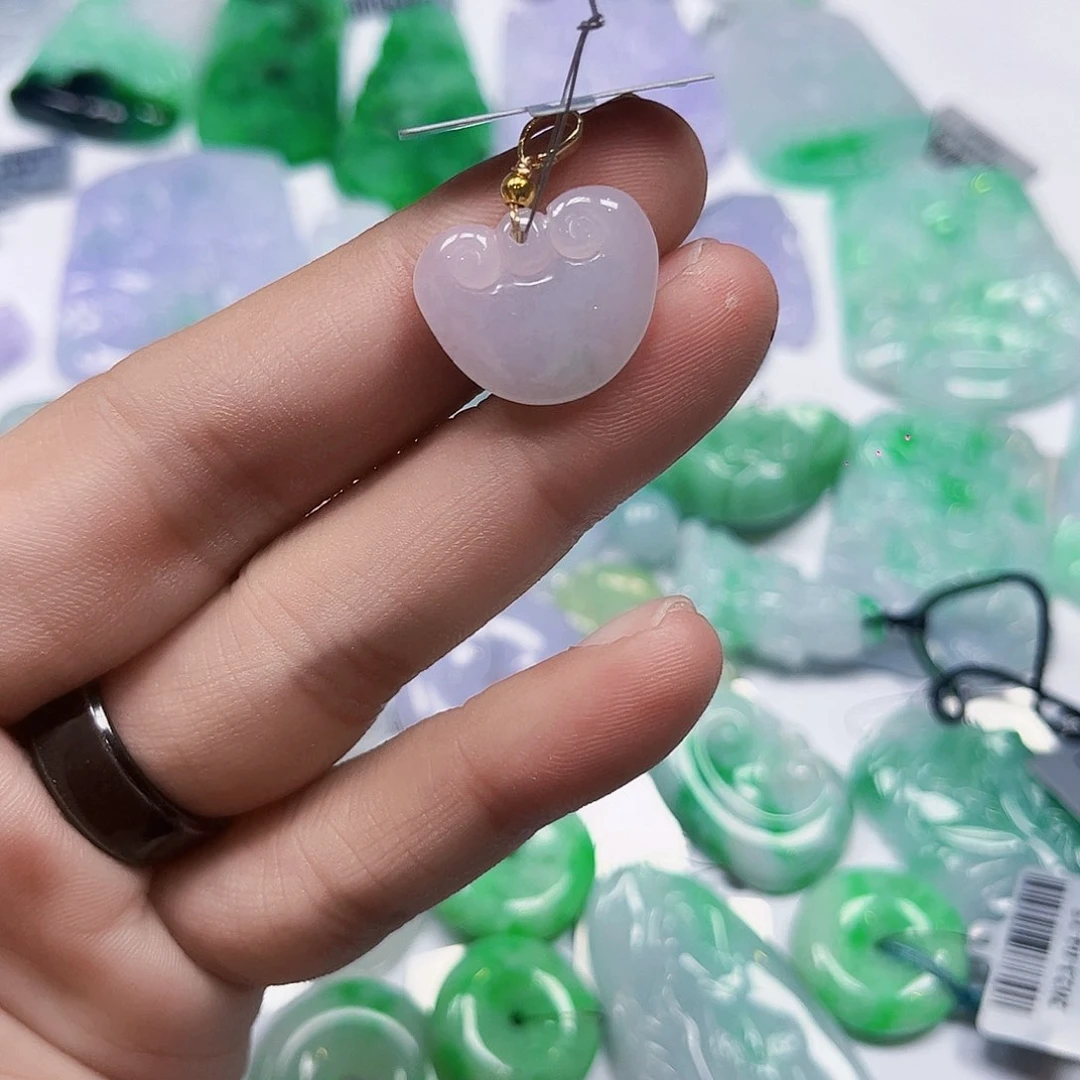 翡翠未镶嵌颈饰缅甸翡翠A货