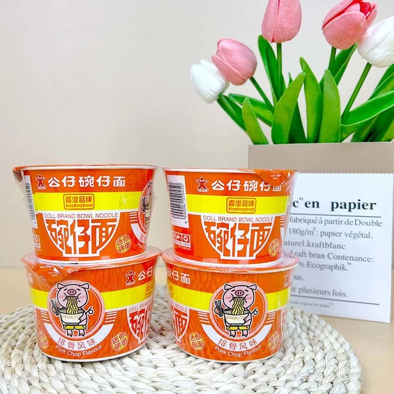 公仔碗仔面油炸方便面风味排骨味 40g