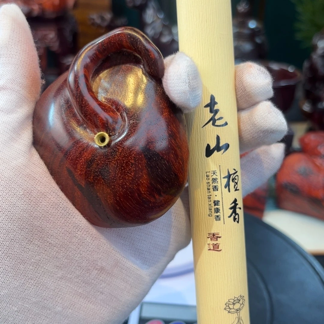印度小叶紫檀手把件