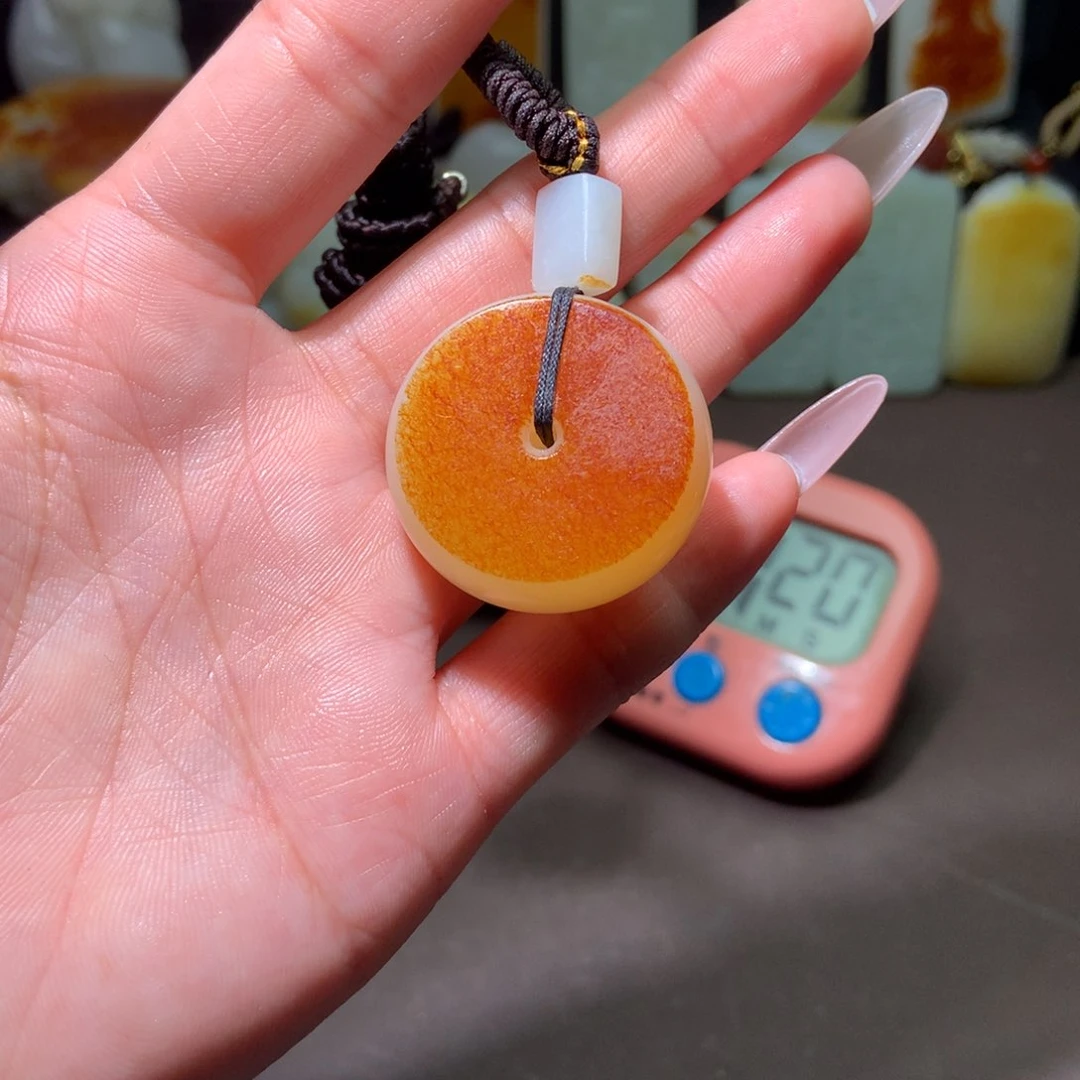 和田玉未镶嵌颈饰晨*