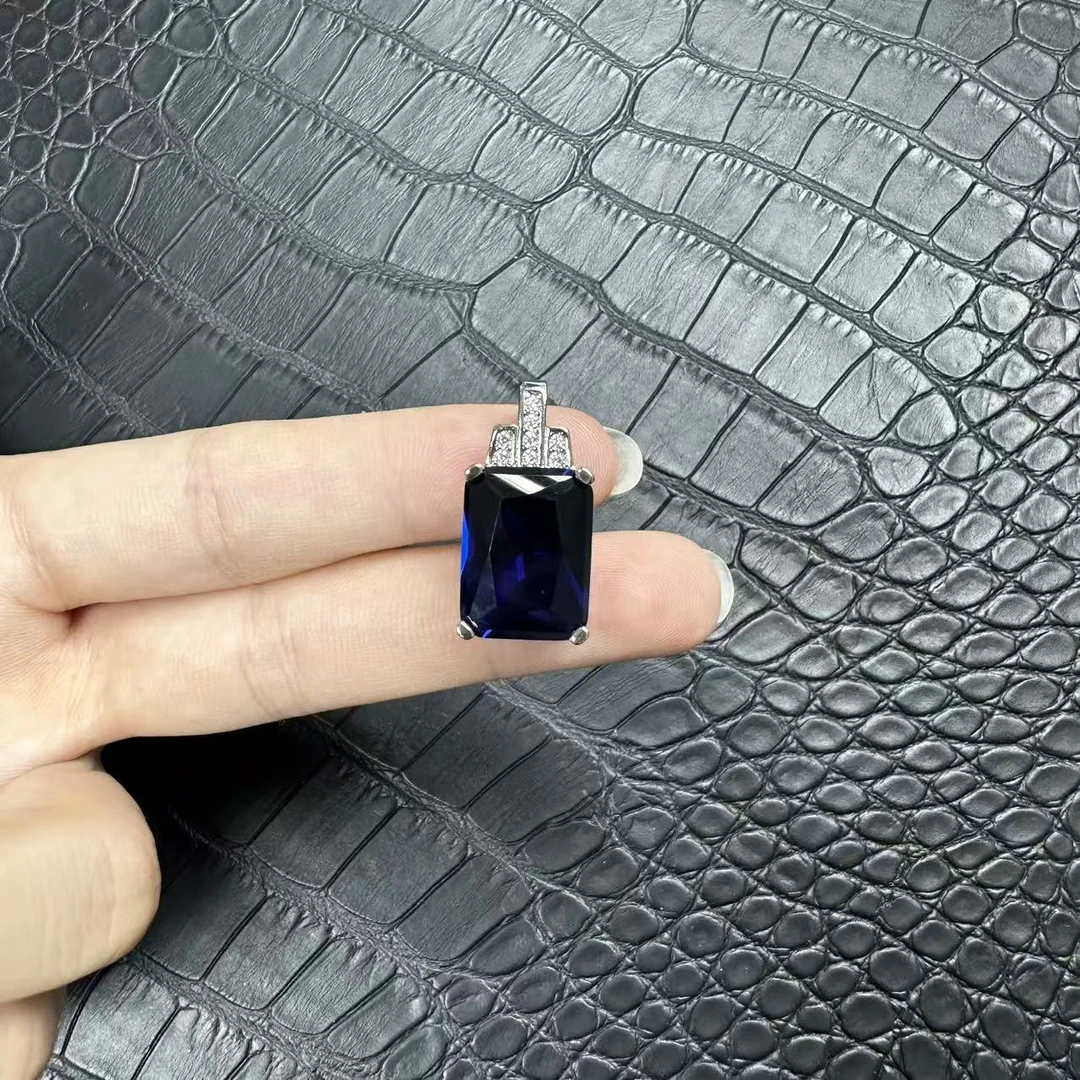 JDP1088阿鲁沙-典藏轻奢蓝宝石-精工925吊坠