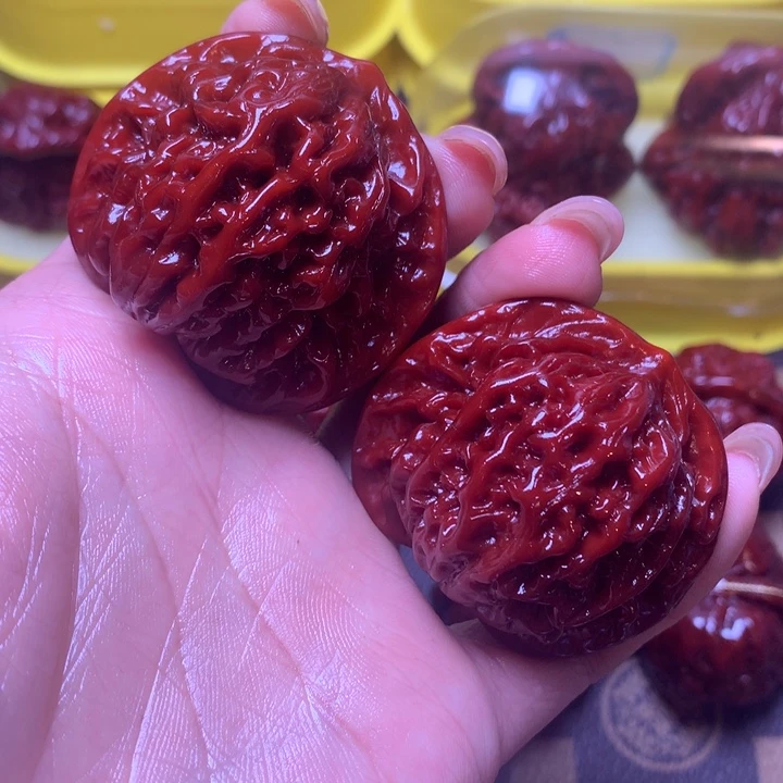 文玩核桃把件盘龙纹46