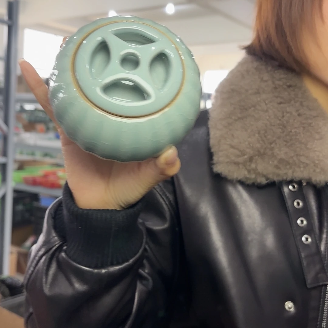 龙泉云间青瓷小米茶器