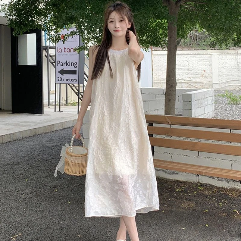 甜美雪纺连衣裙夏季