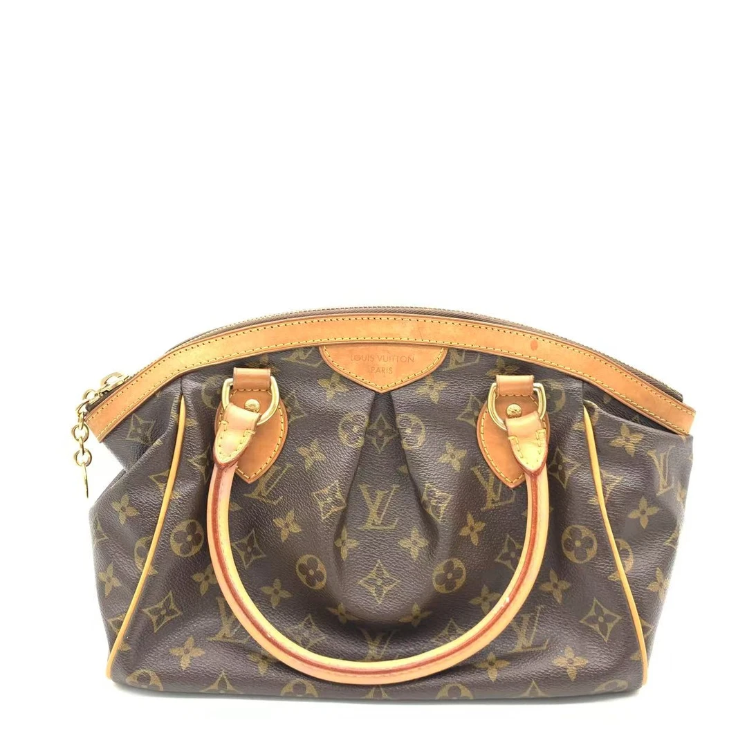 95新 LouisVuitton/路易威登 【安则专属】老花小号饺子手提包