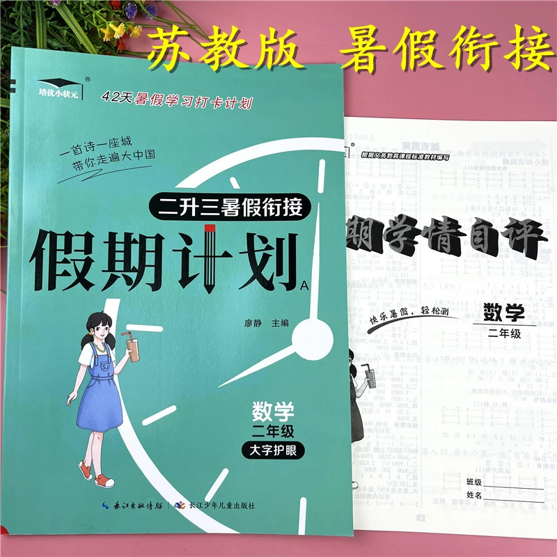 苏教版二升三暑假衔接数学暑假知识复习二年级下暑假作业复习预习