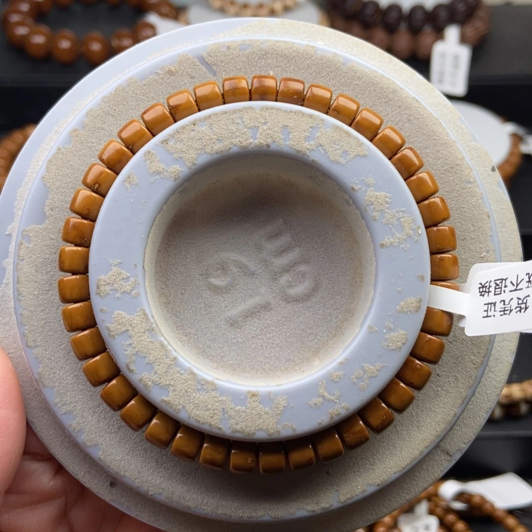 皮***️紫金鼠手串6.4/5mm实心天花板直切