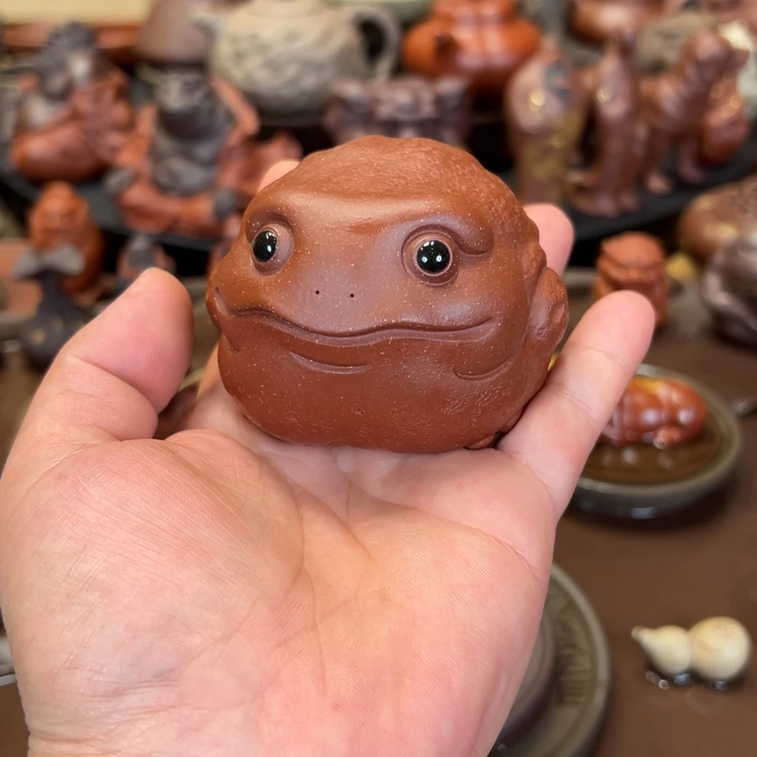 紫砂茶宠紫砂金蟾