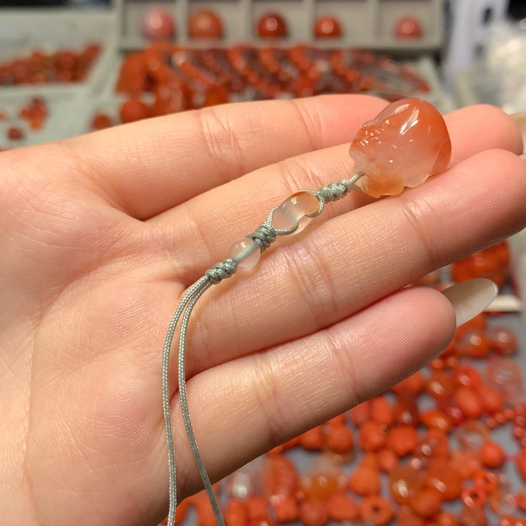 【闪购商品】南红玛瑙貔貅挂件未镶嵌