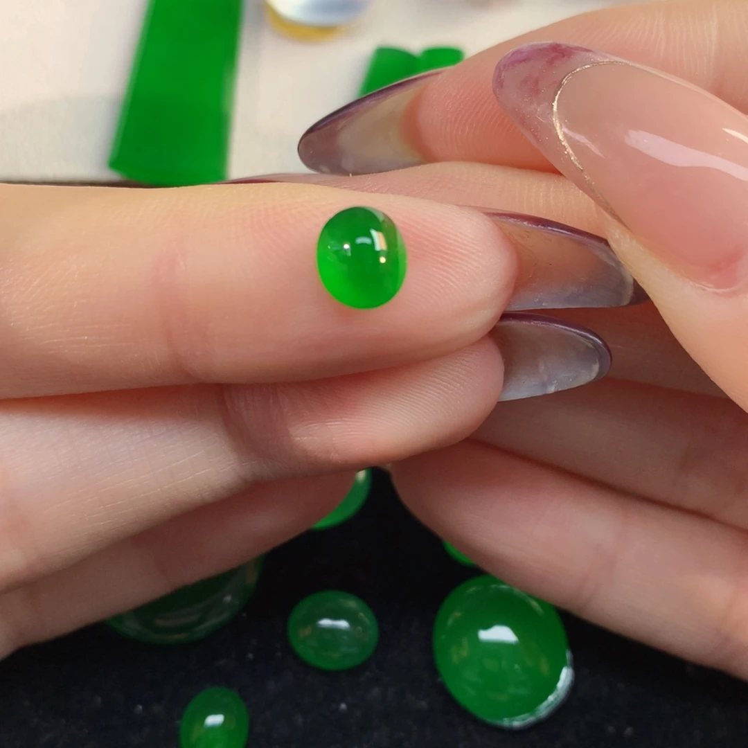 翡翠裸石7.22-6.37-3.81