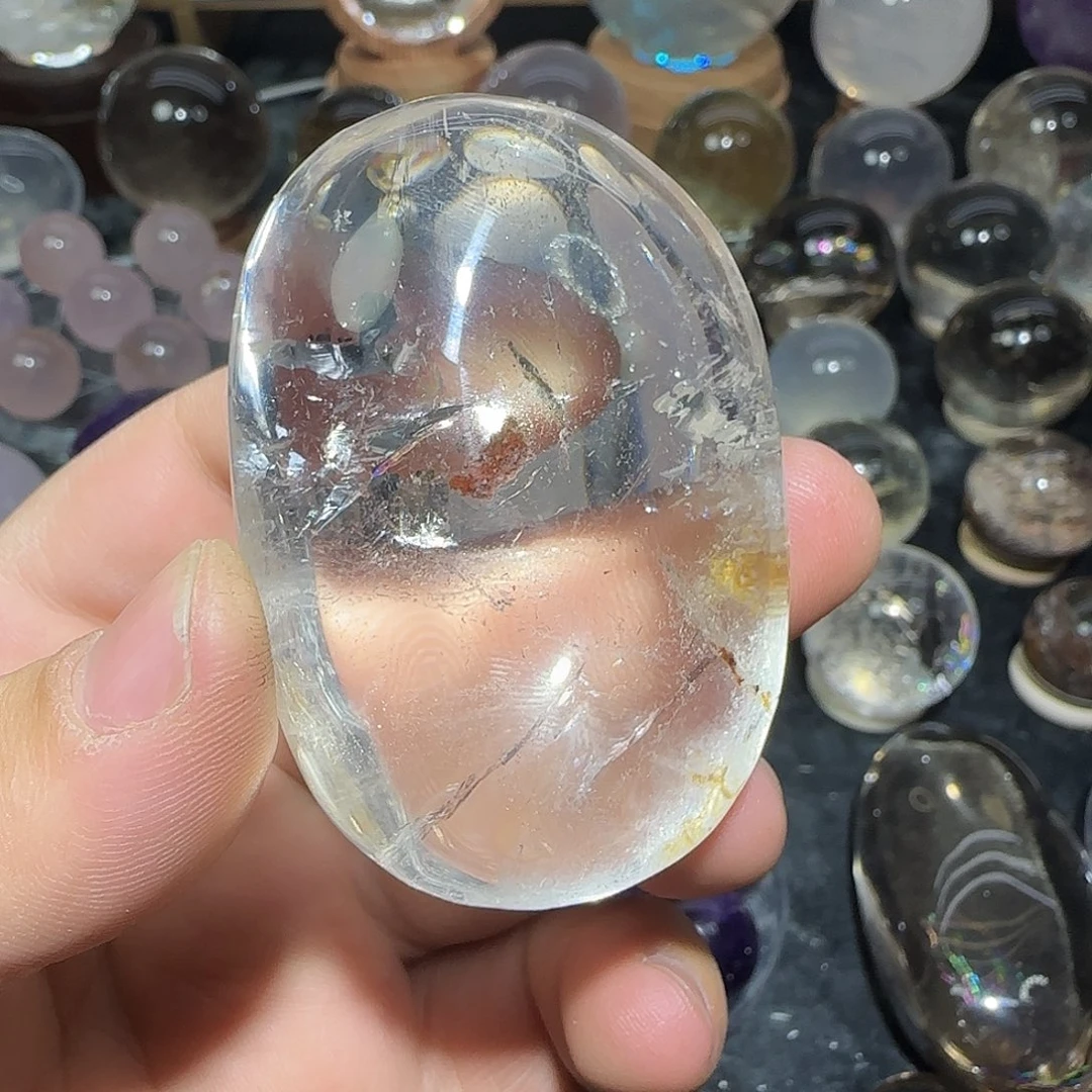珠宝半成品水晶未镶嵌白水晶