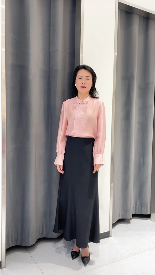 新中式国风盘扣立领复古衬衫女气质显瘦长袖小众设计上衣