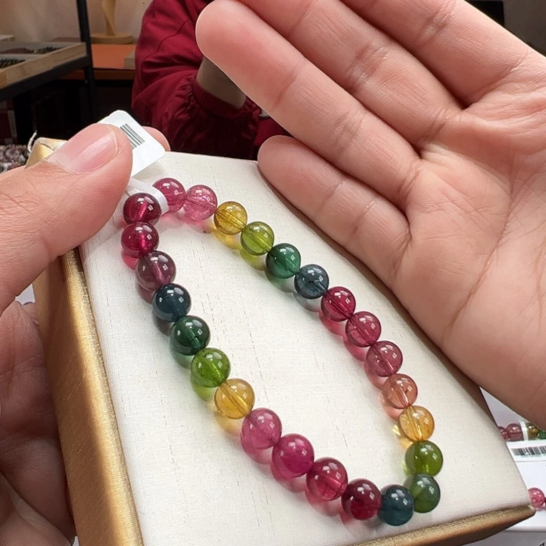 碧玺手串未镶嵌7.5mmmmmmmmmmm