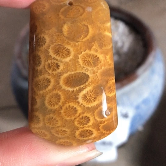 硅化玉吊坠未镶嵌