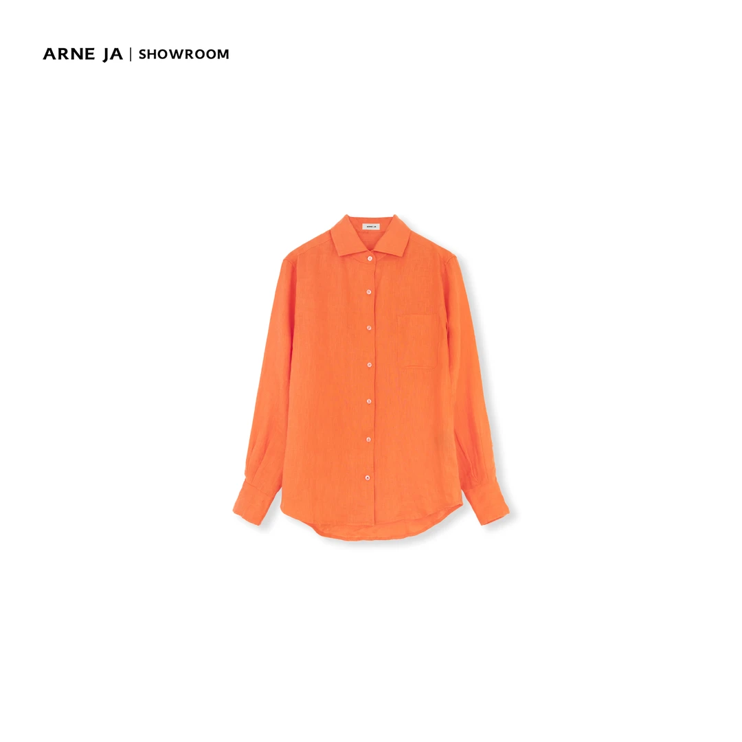 ARNE JA｜实穿主义定染色织松弛慵懒亚麻衬衫A921