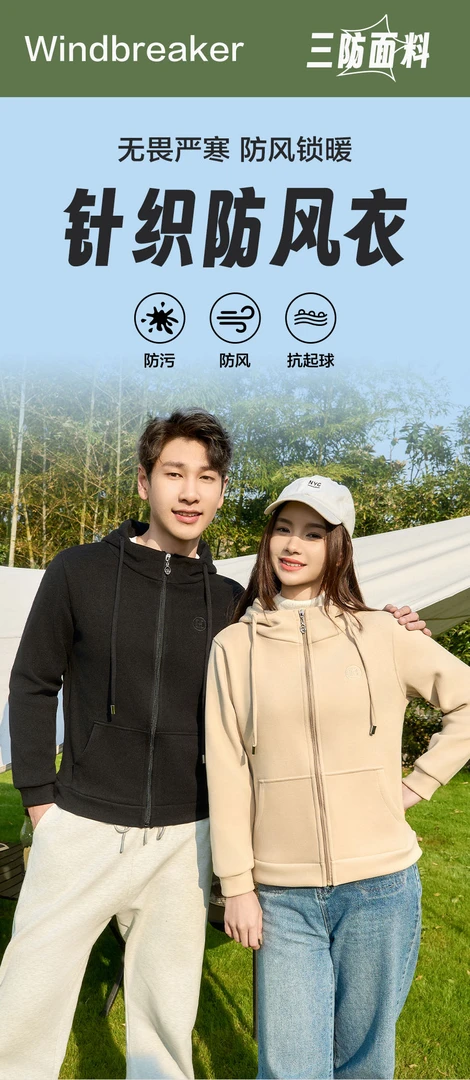 【高克重】秋冬新款连帽防风外套！经典不过时！