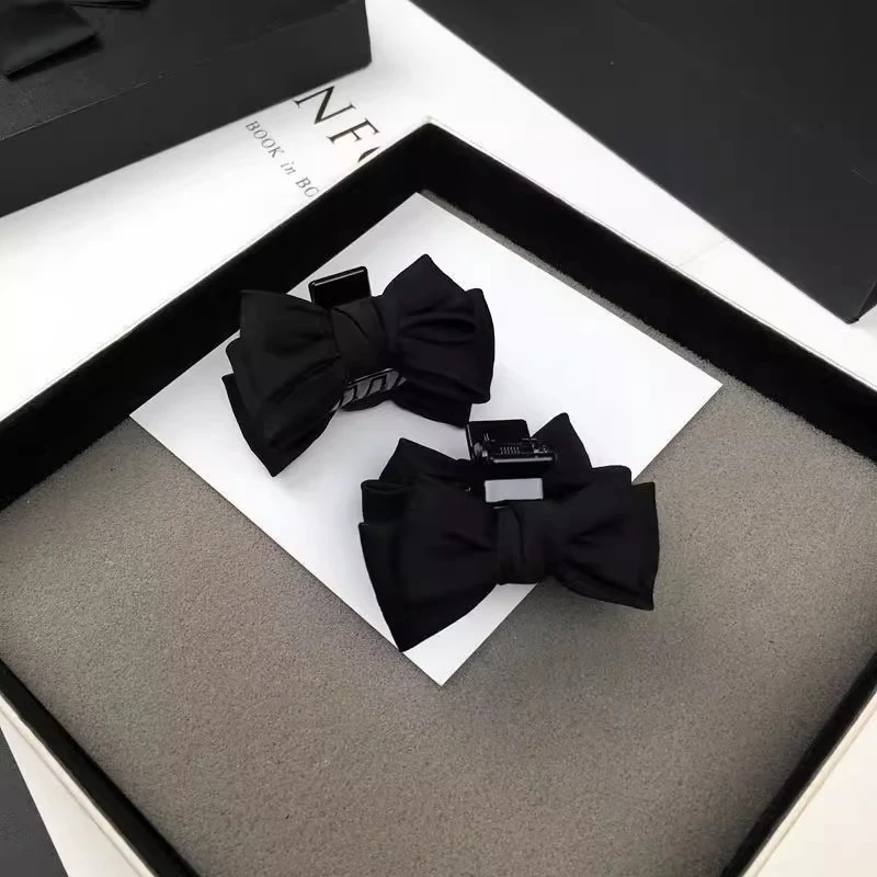 2个（新疆西藏包邮）精灵耳蝴蝶结公主头抓夹甜美少女发夹发卡