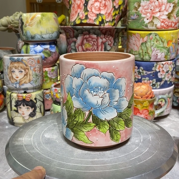 景德镇艺术手绘作品