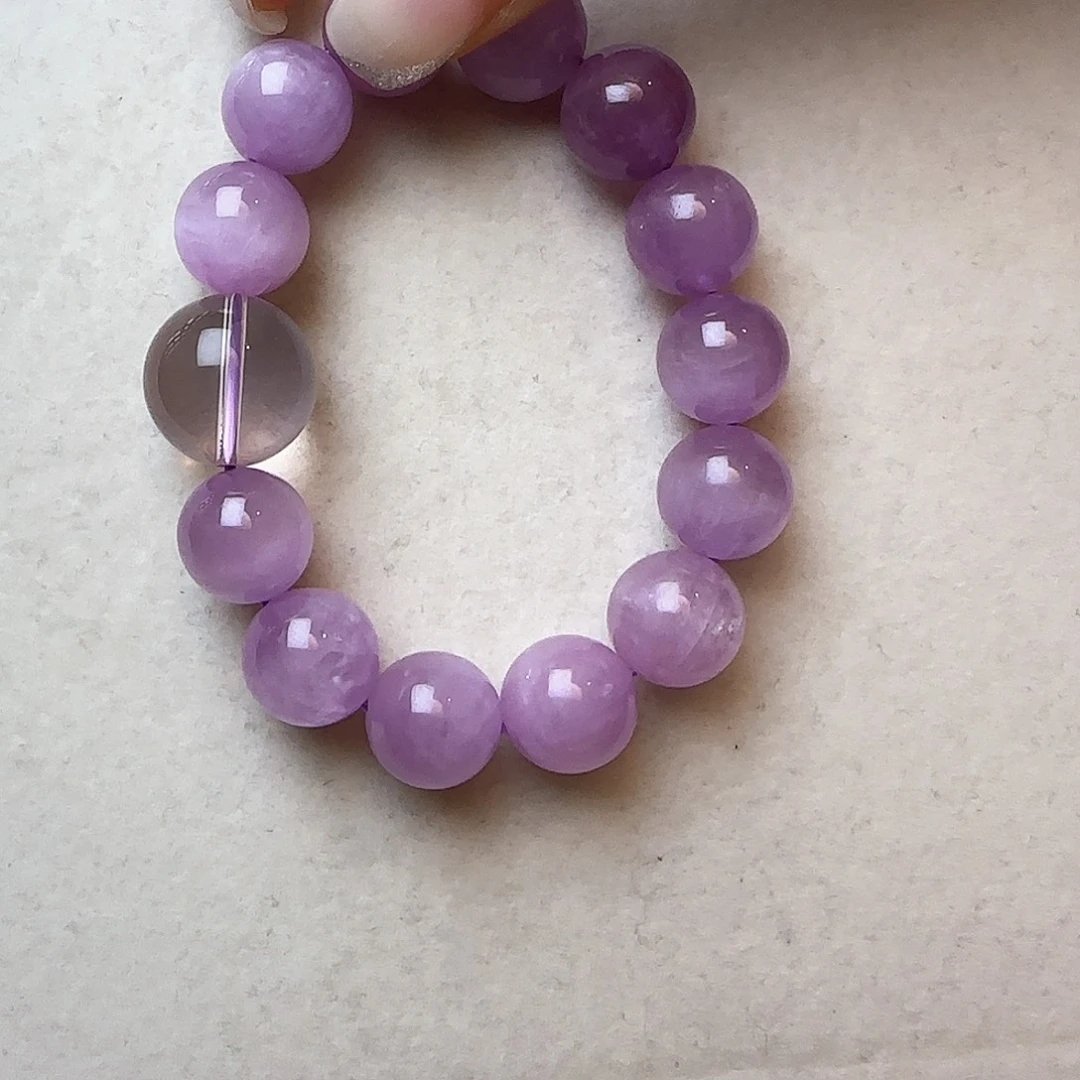 锂辉石手串未镶嵌大气上档次