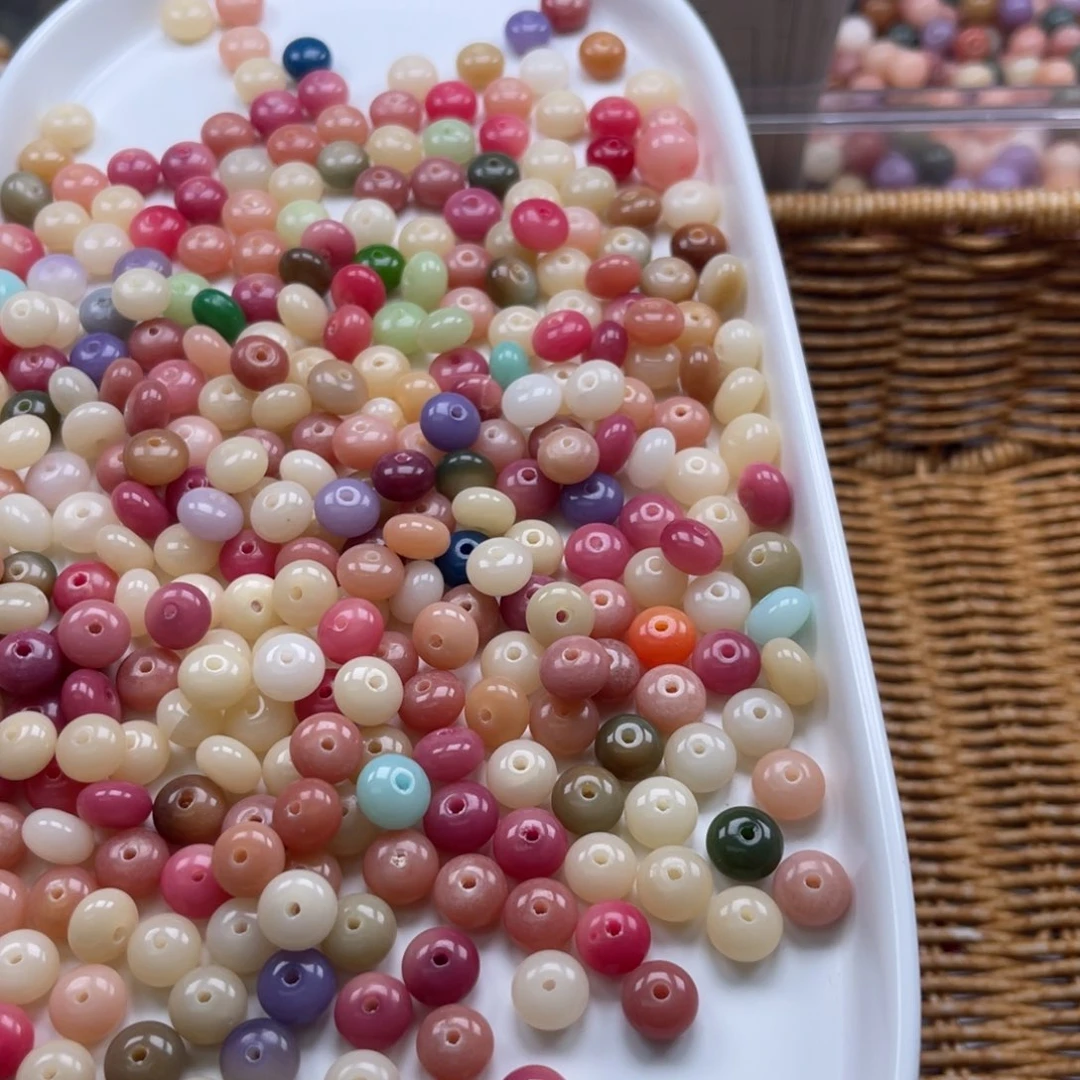 吊坠白玉菩提z9/500+500颗微瑕多宝算盘