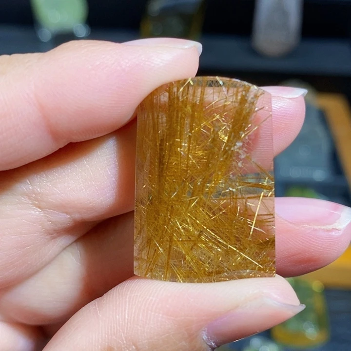 发晶颈饰未镶嵌莲**心吊坠