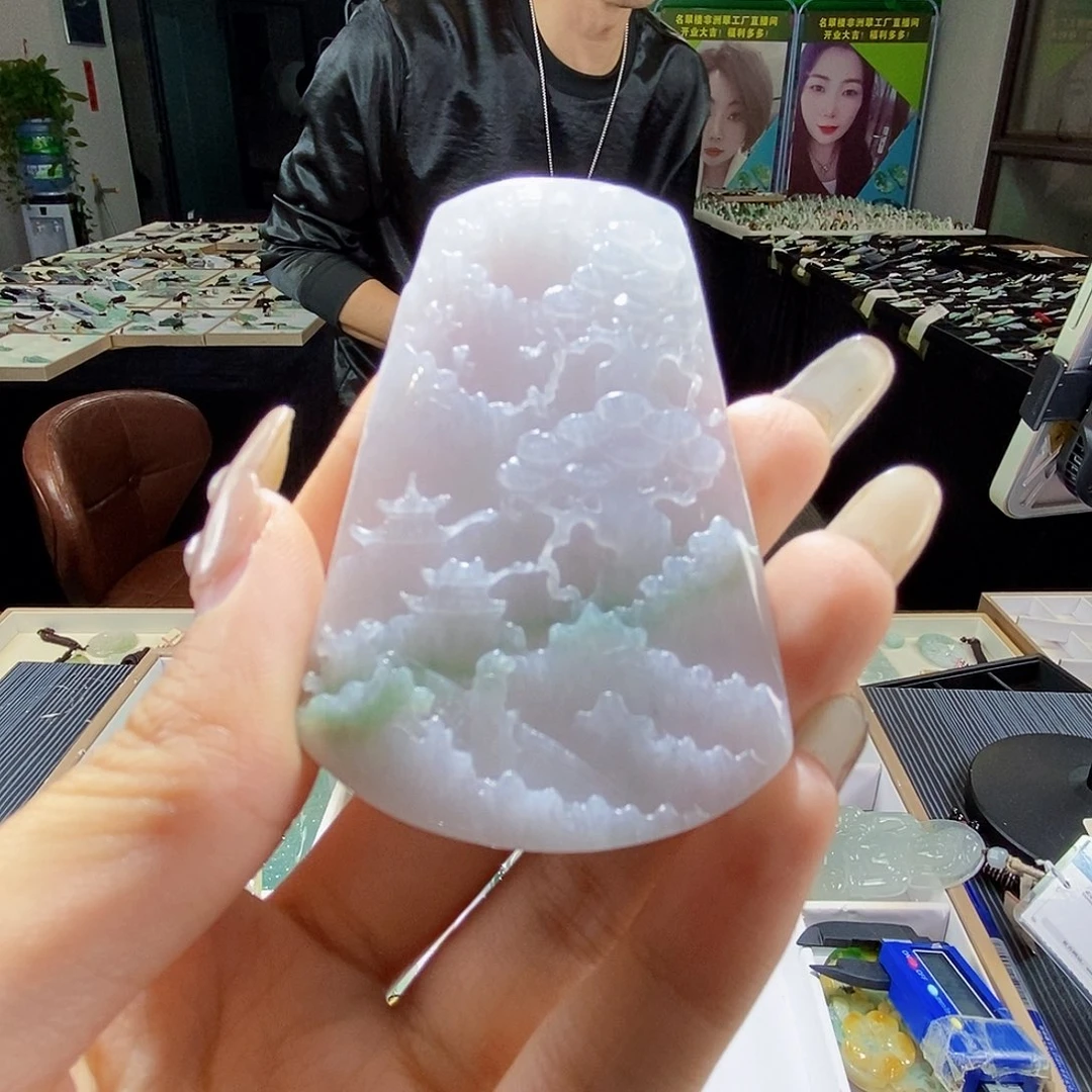 颈饰未镶嵌翡翠翡翠