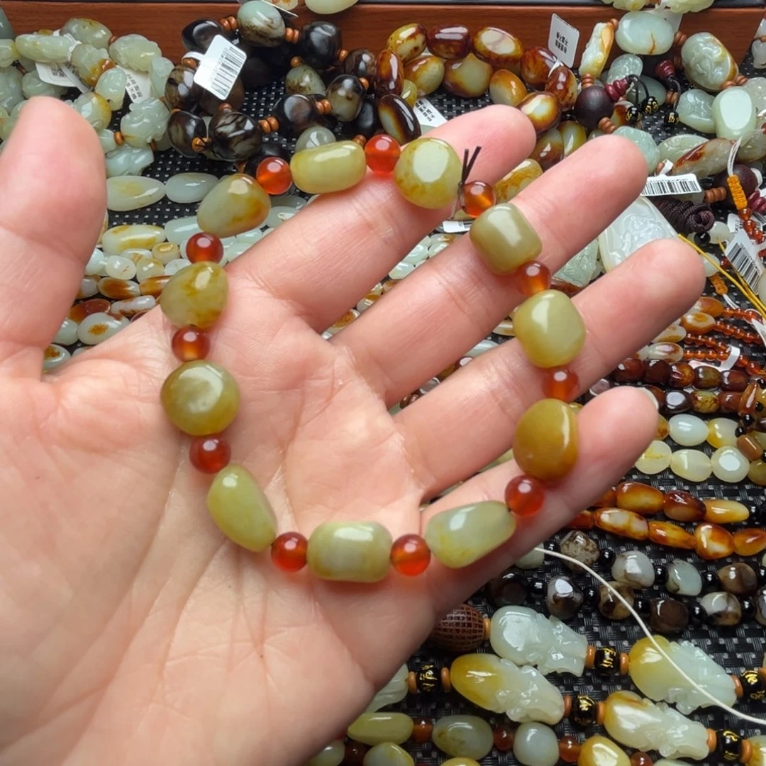 和田玉手链未镶嵌